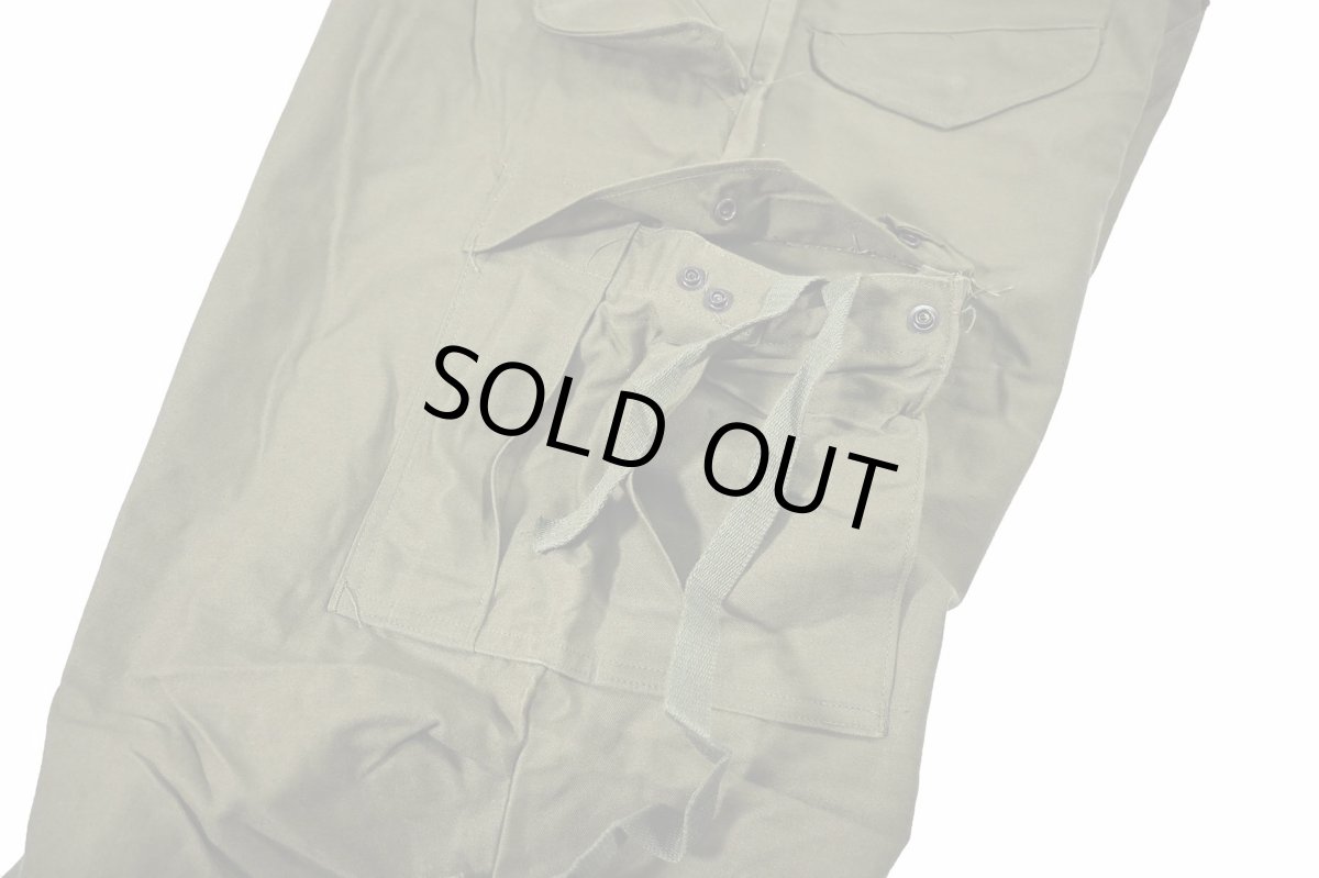 画像5: 60s Deadstock Us Army M-65 Field Pants Olive Aluminum Zipper (5)