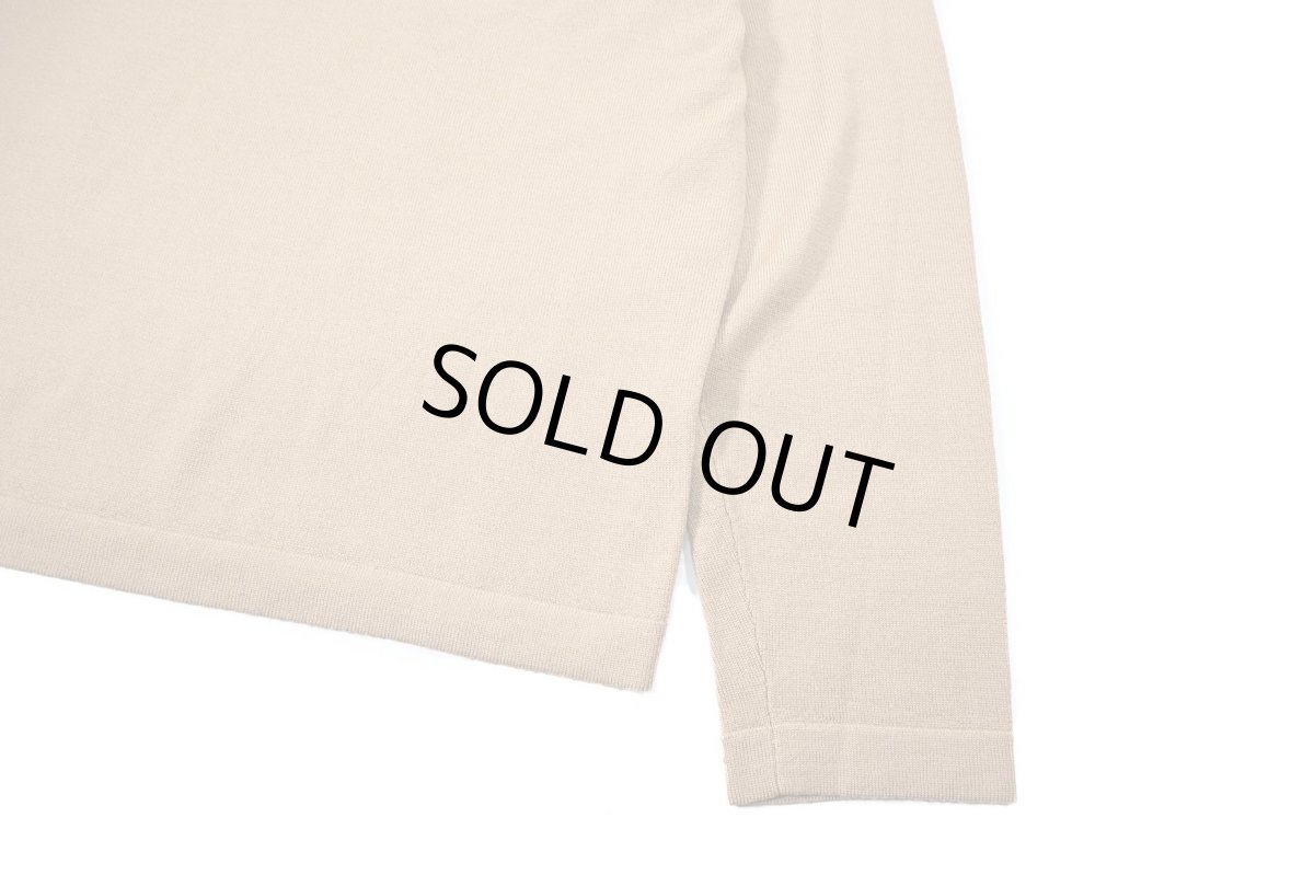 画像3: Used Banana Republic High Gauge Merino Wool Knit Polo Camel (3)