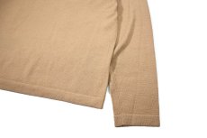 画像3: Used Banana Republic High Gauge Merino Wool Knit Polo Camel (3)