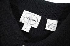 画像4: Used Linea Uomo High Gauge Merino Wool Knit Polo Black (4)