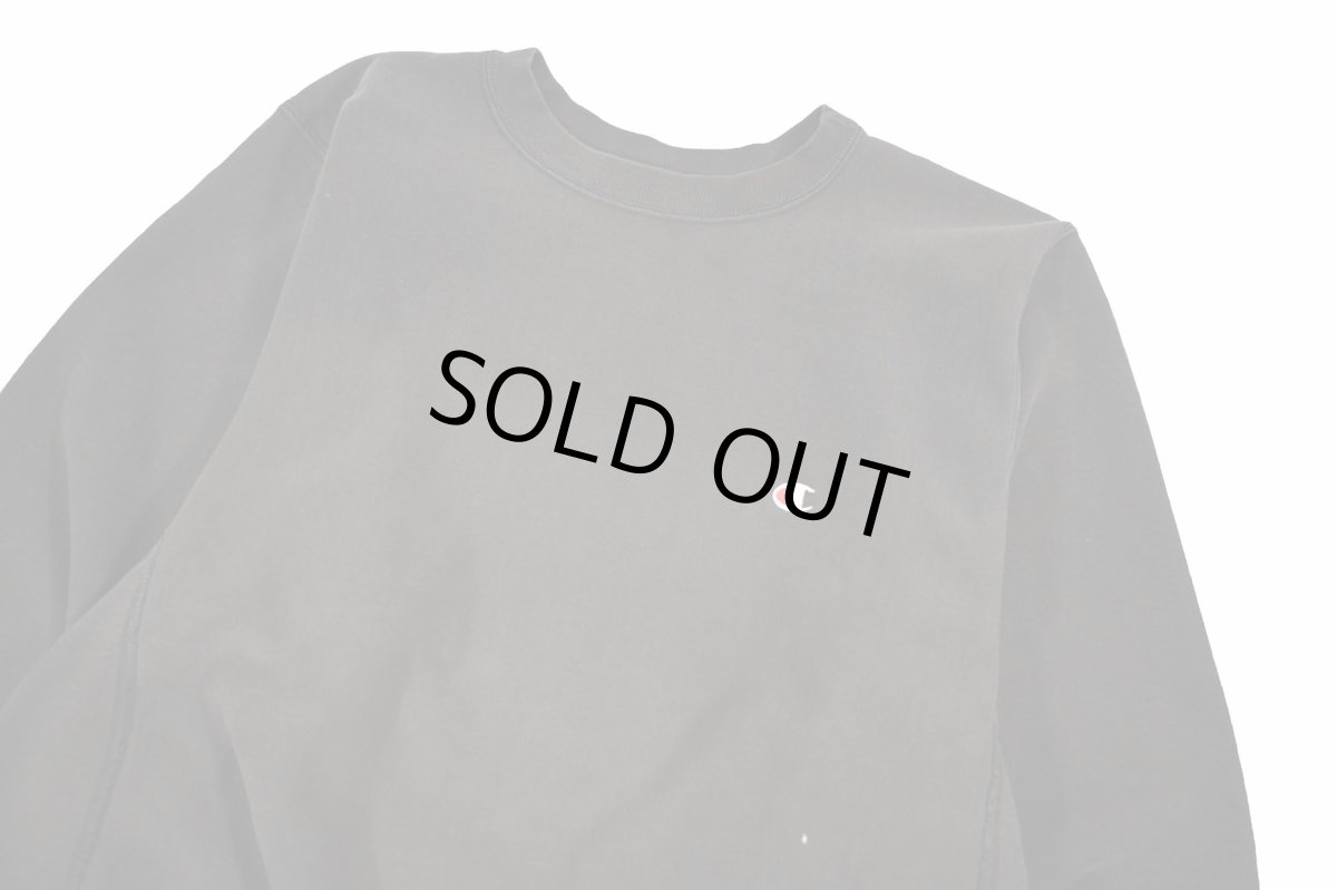 画像2: 80s Used Champion Reverse Weave Sweat Shirt Black made in USA (2)