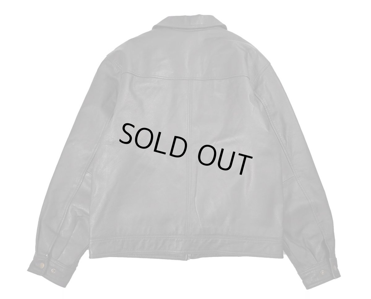 画像2: Used St John's Bay Leather Jacket Brown (2)