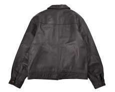 画像2: Used St John's Bay Leather Jacket Brown (2)