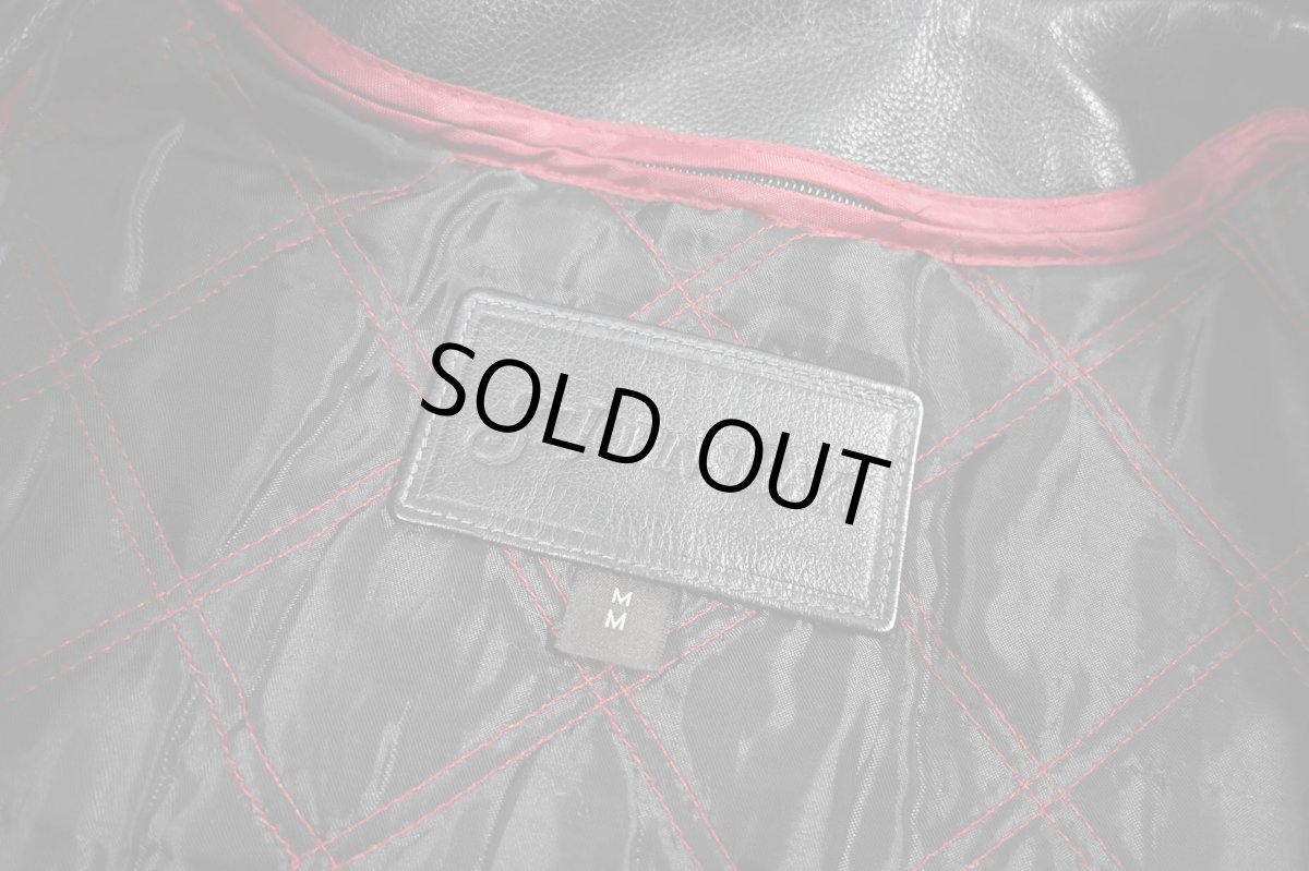 画像6: Used St John's Bay Leather Jacket Black (6)