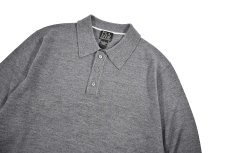 画像2: Used Jos.A.Bank High Gauge Merino Wool Knit Polo Grey (2)