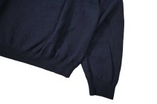 画像3: Used Brooks Brothers High Gauge Merino Wool Knit Polo Navy (3)