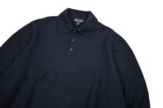 画像2: Used Brooks Brothers High Gauge Merino Wool Knit Polo Navy (2)