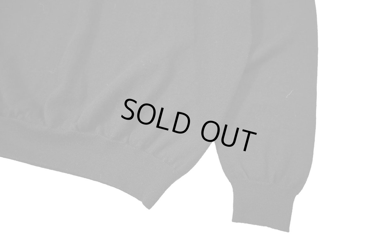 画像3: Used Pronto-Uomo High Gauge Merino Wool Knit Polo Black (3)