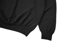画像3: Used Pronto-Uomo High Gauge Merino Wool Knit Polo Black (3)