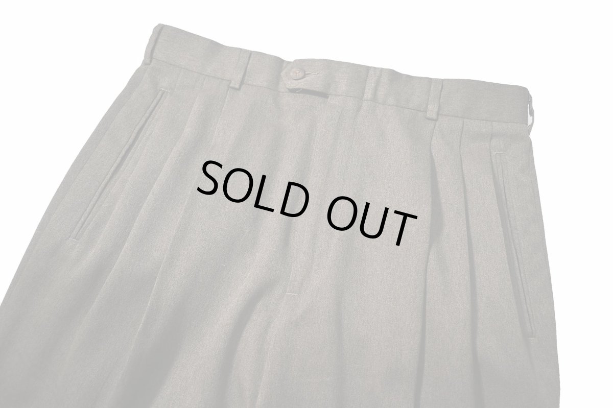 画像2: Used Levi's Slate Pleated Slacks (2)