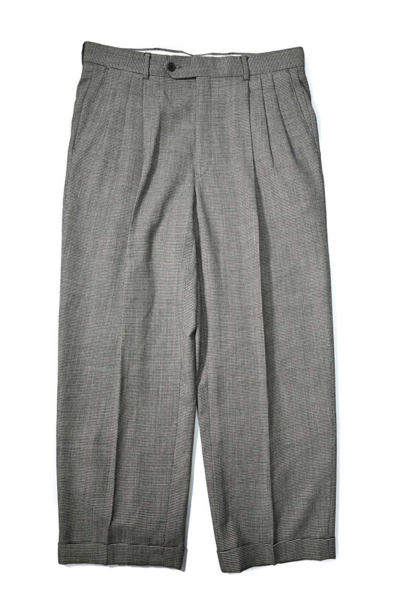 画像1: Used Givenchy Pleated Slacks made in USA (1)