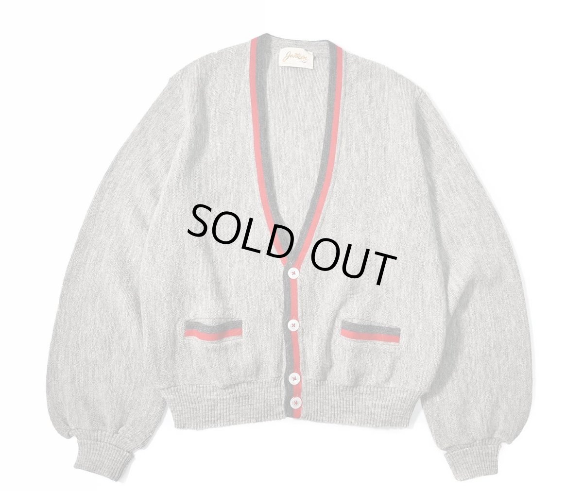 画像1: Used Jantzen Acrylic Knit Cardigan made in USA (1)