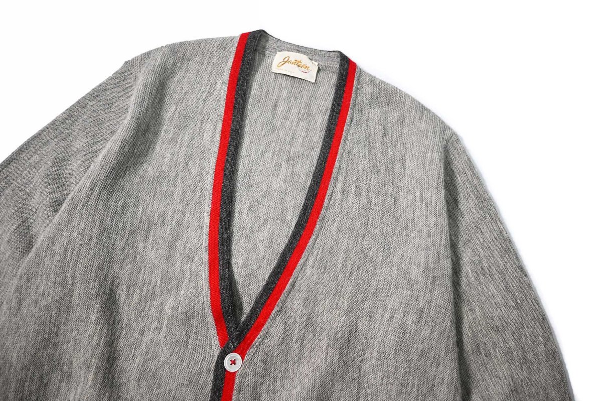 画像2: Used Jantzen Acrylic Knit Cardigan made in USA (2)