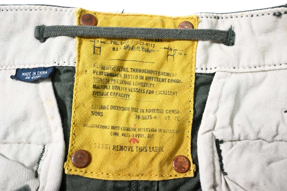 画像9: Deadstock Polo Ralph Lauren Military Cargo Pants ラルフローレン (9)