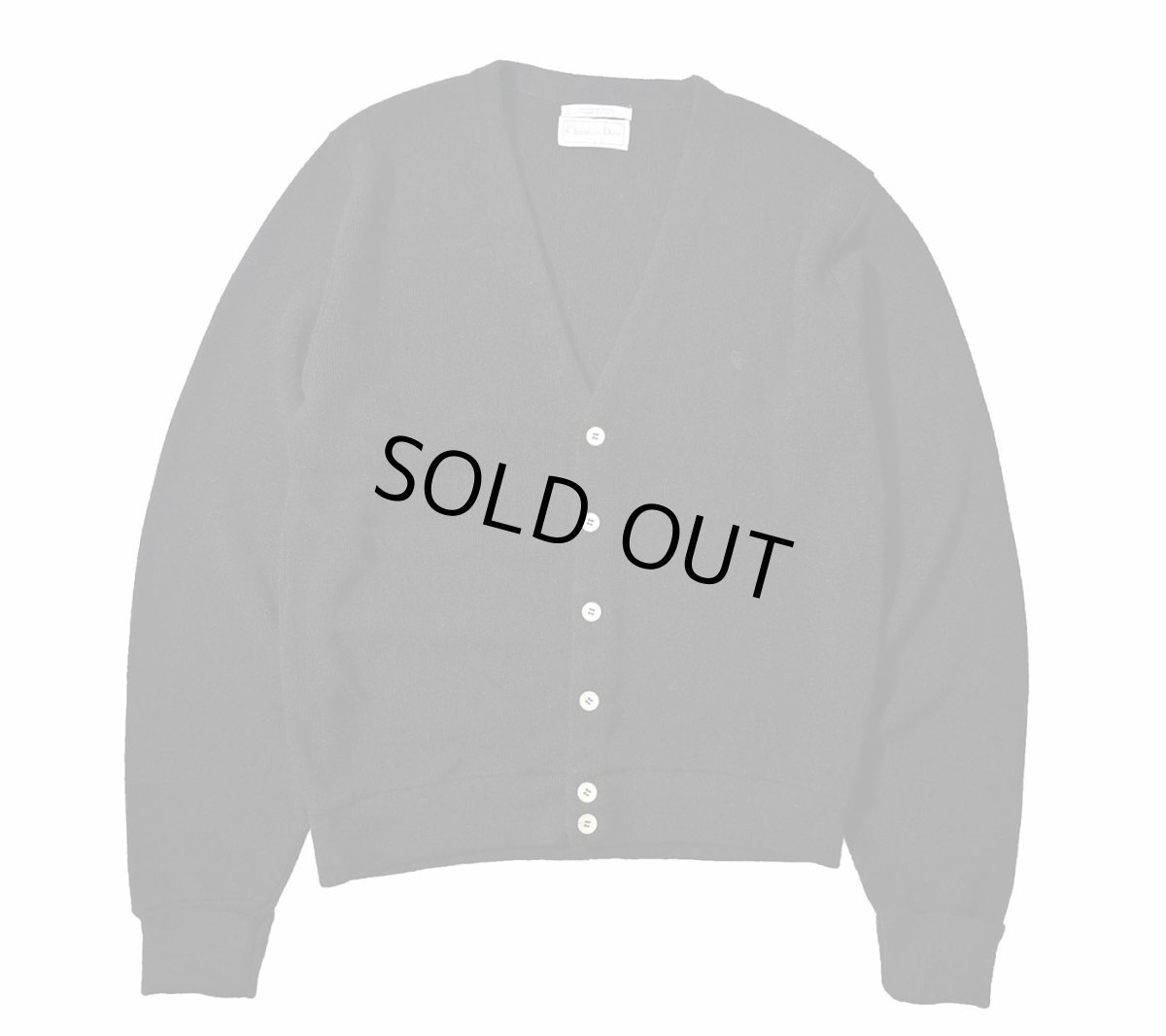 画像1: Used Christian Dior Acrylic Knit Cardigan made in USA (1)
