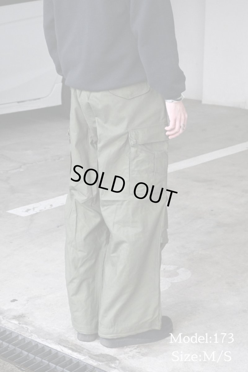 画像10: 60s Deadstock Us Army M-65 Field Pants Olive Aluminum Zipper (10)