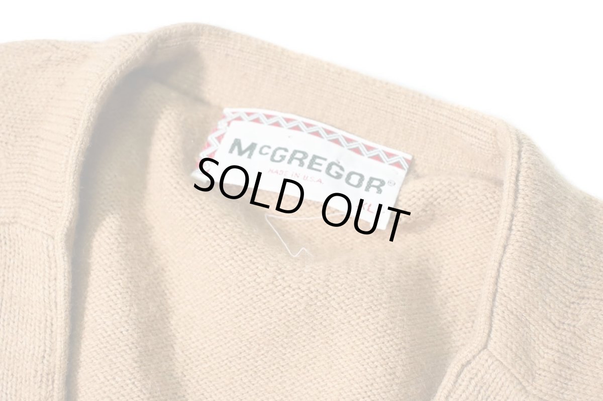 画像4: Used McGREGOR Wool Knit Cardigan made in USA (4)
