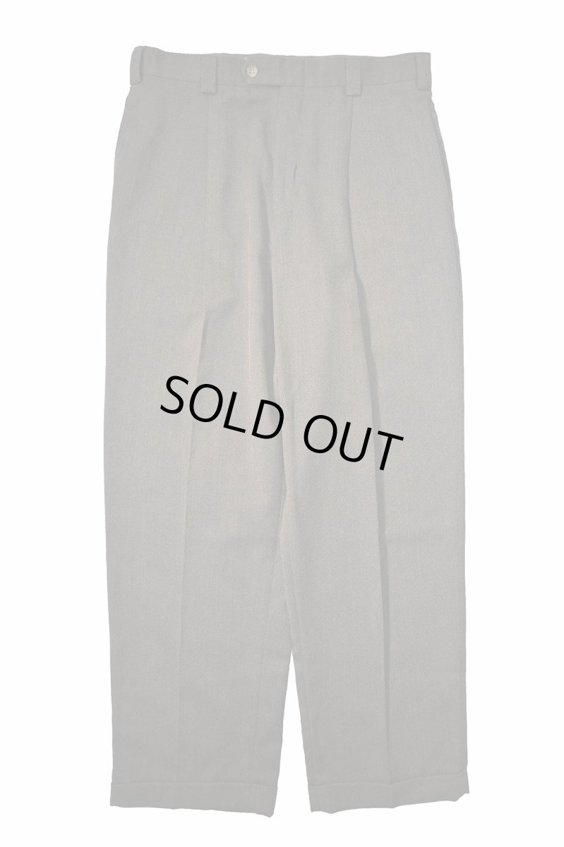 画像1: Used Levi's Slate Pleated Slacks (1)