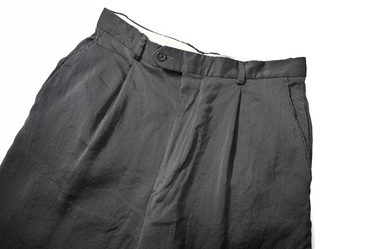 画像2: Used Giorgio Armani Pleated Slacks (2)