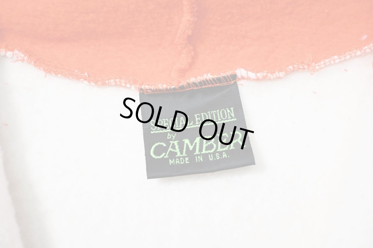 画像4: Deadstock Camber Zip Sweat Hoodie Natural/Orange (4)