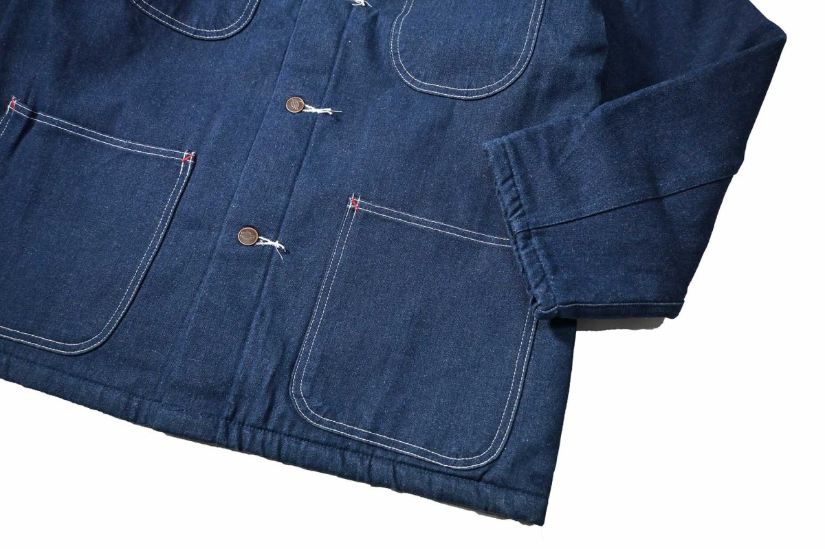 画像3: Deadstock Dickies Denim Chore Coat (3)