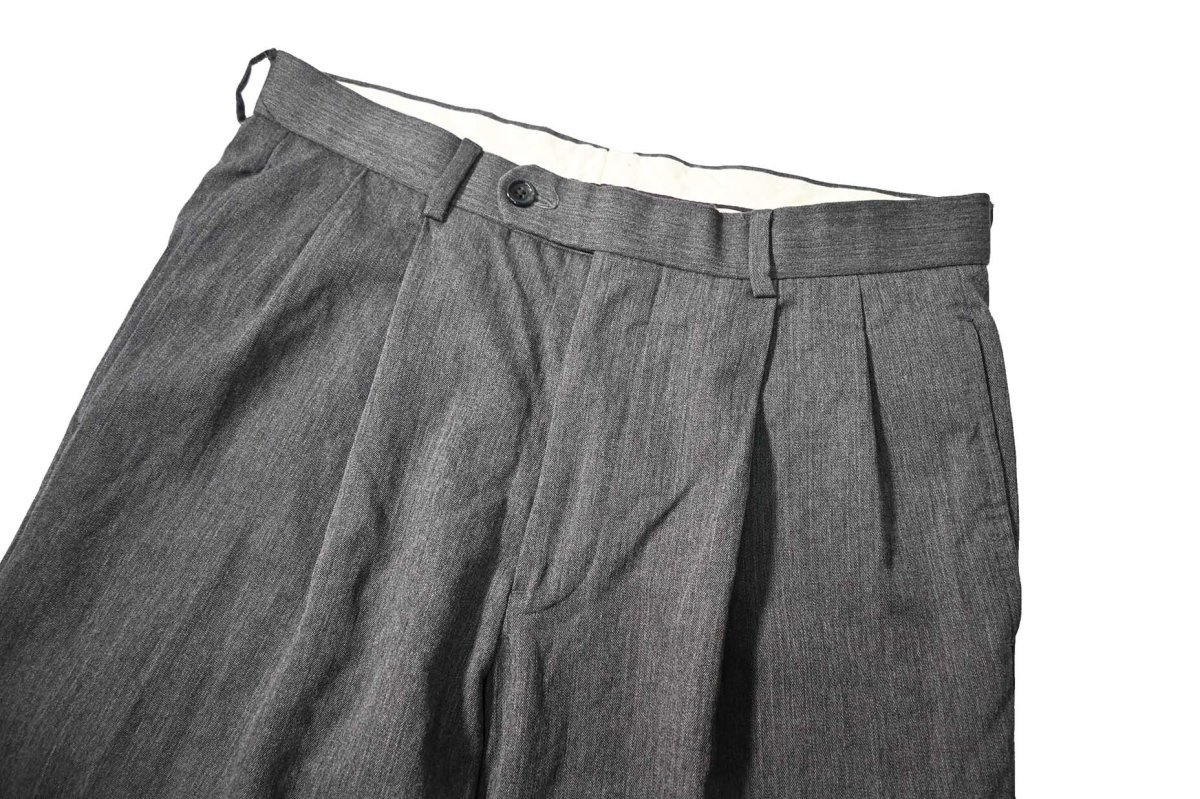 画像2: Used Brooks Brothers Wool Pleated Slacks (2)
