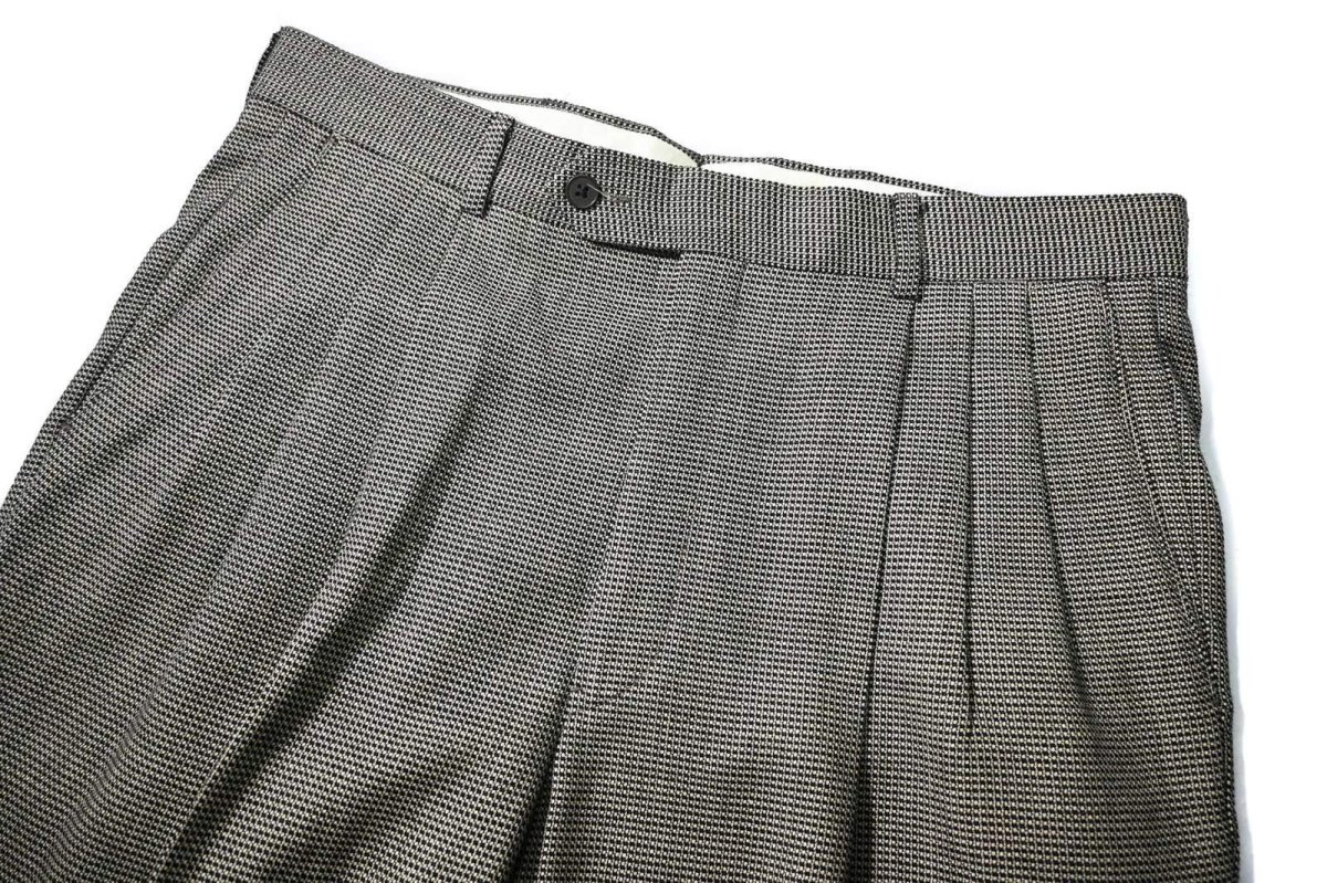 画像2: Used Givenchy Pleated Slacks made in USA (2)