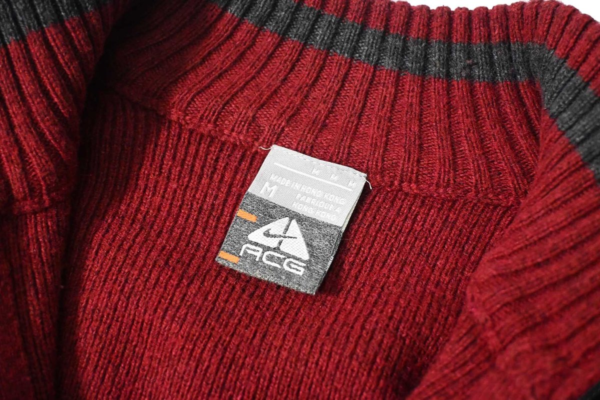 画像4: Used Nike Acg Quarter Zip Cotton/Wool Knit (4)