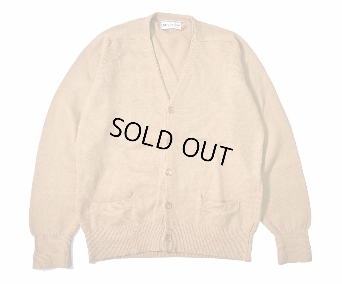 画像1: Used McGREGOR Wool Knit Cardigan made in USA (1)
