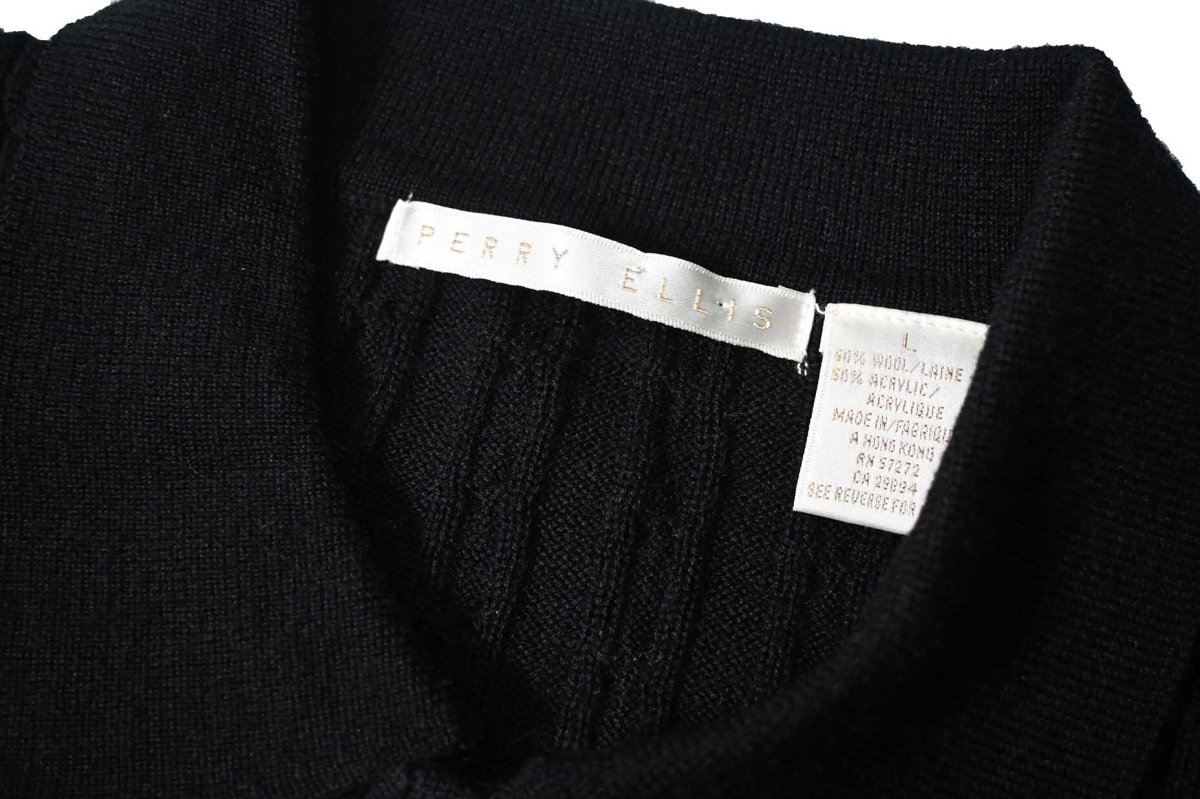画像4: Deadstock Perry Ellis Wool Knit Polo (4)