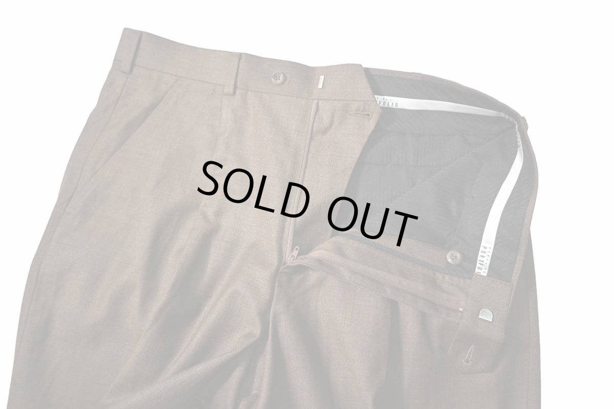 画像5: Used Perry Ellis Portfolio Polyester/Rayon Pleated Slacks (5)