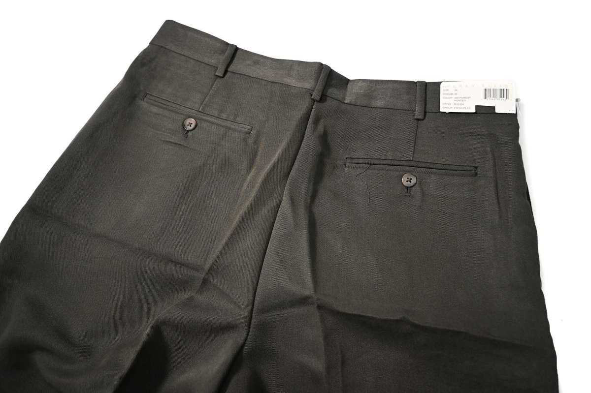 画像4: Deadstock Perry Ellis Rayon/Polyester Pleated Slacks (4)
