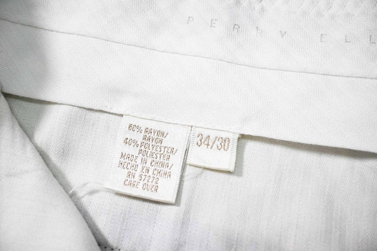 画像6: Used Perry Ellis Rayon/Polyester Pleated Slacks (6)