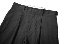 画像2: Used Perry Ellis Rayon/Polyester Pleated Slacks (2)