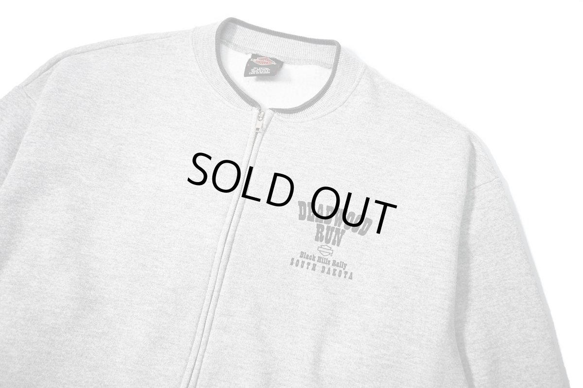 画像3: Used Harley-Davidson Zip Sweat Shirt made in USA (3)