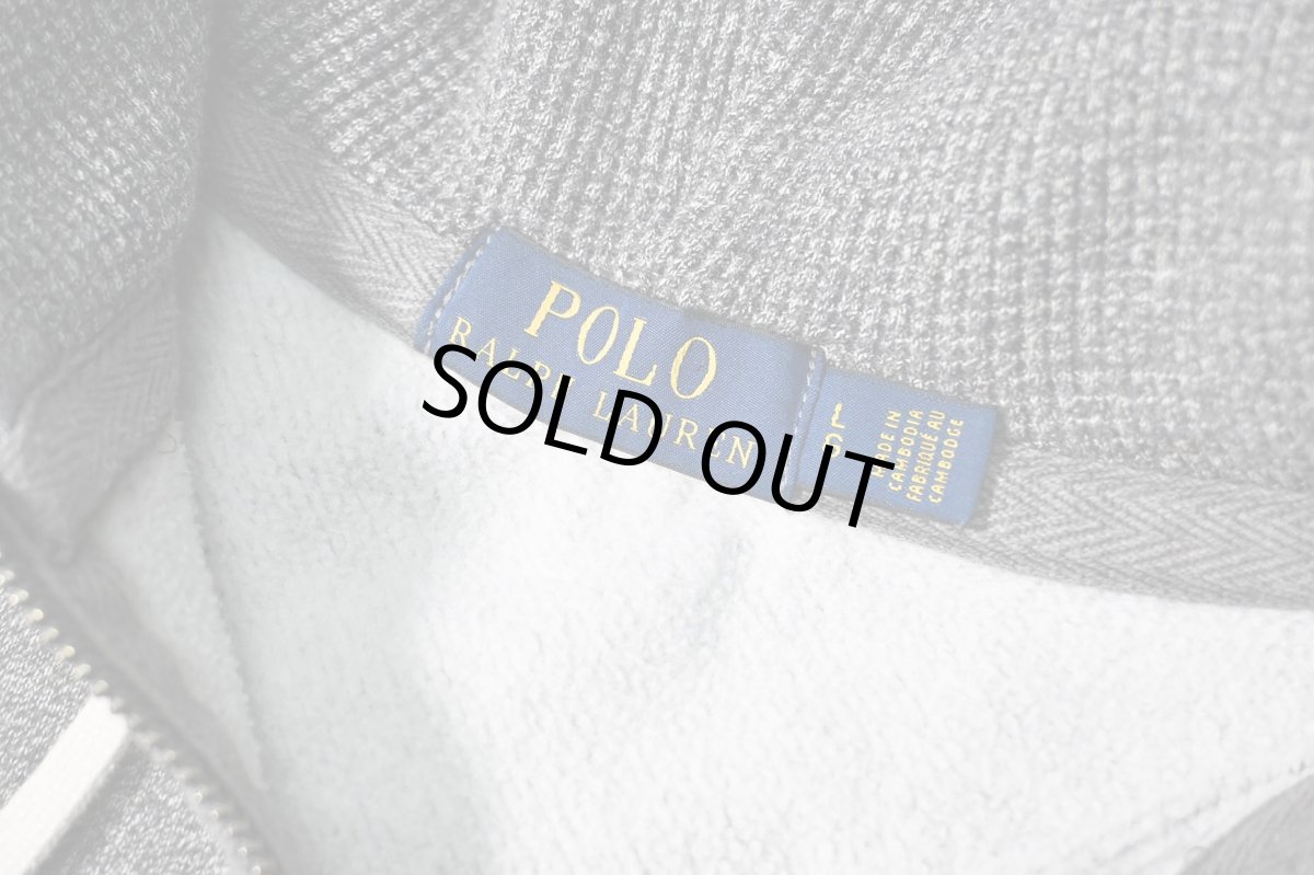 画像4: Used Polo Ralph Lauren Zip Sweat Hoodie Grey ラルフローレン (4)