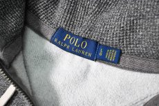 画像4: Used Polo Ralph Lauren Zip Sweat Hoodie Grey ラルフローレン (4)