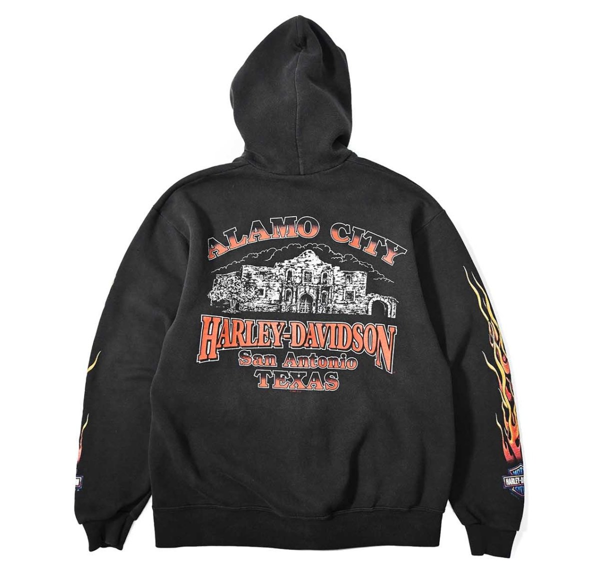 画像2: Used Harley-Davidson Zip Sweat Hoodie made in USA (2)