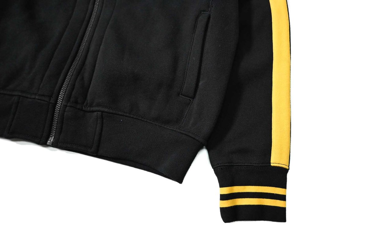 画像3: Used Polo Ralph Lauren Zip Sweat Shirt Black/Yellow ラルフローレン (3)