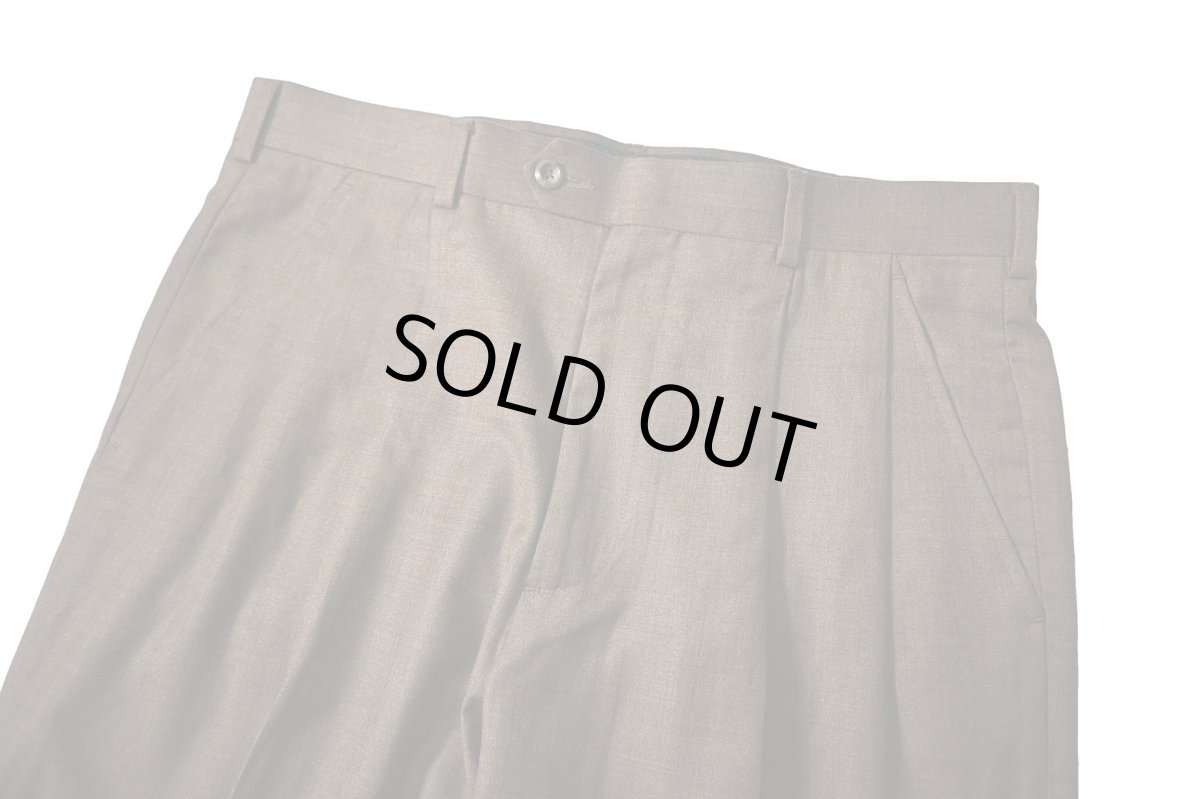 画像2: Used Perry Ellis Portfolio Polyester/Rayon Pleated Slacks (2)