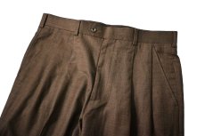 画像2: Used Perry Ellis Portfolio Polyester/Rayon Pleated Slacks (2)