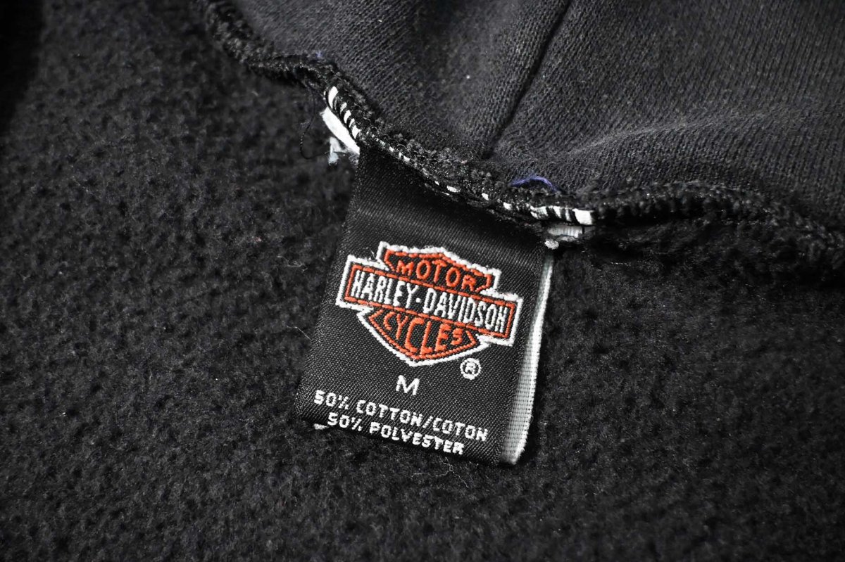 画像5: Used Harley-Davidson Zip Sweat Hoodie made in USA (5)