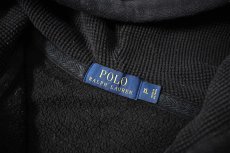 画像4: Used Polo Ralph Lauren Zip Sweat Hoodie Black ラルフローレン (4)