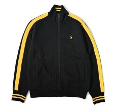 画像1: Used Polo Ralph Lauren Zip Sweat Shirt Black/Yellow ラルフローレン (1)
