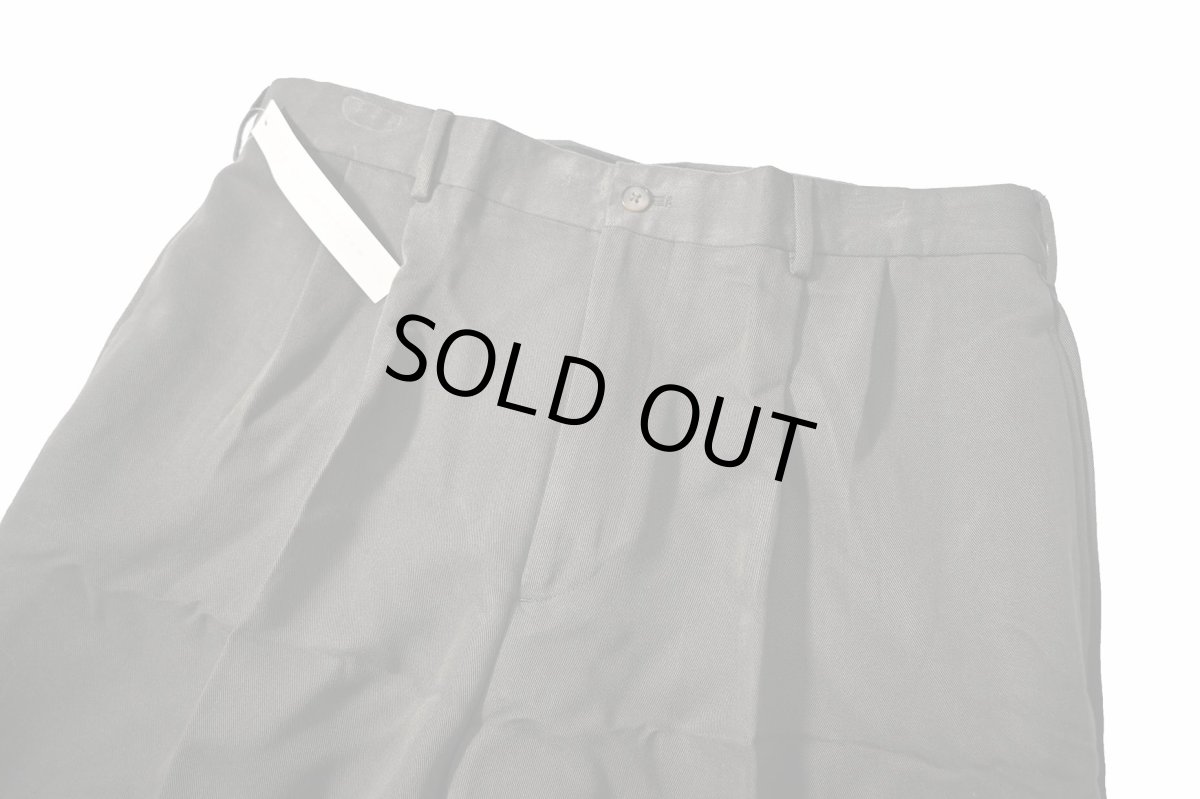 画像2: Deadstock Perry Ellis Rayon/Polyester Pleated Slacks (2)
