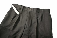 画像2: Deadstock Perry Ellis Rayon/Polyester Pleated Slacks (2)