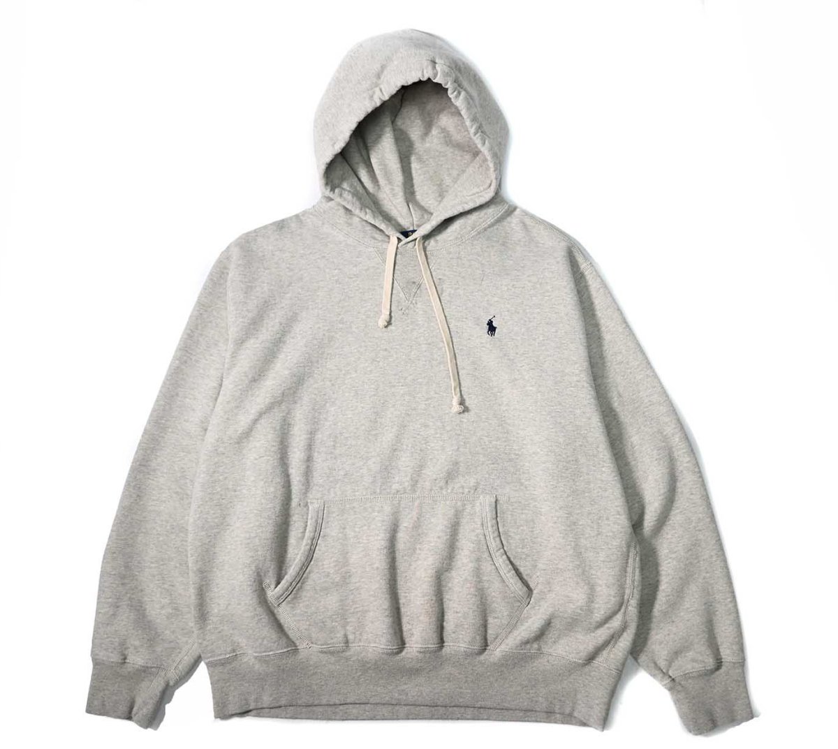 画像1: Used Polo Ralph Lauren Sweat Hoodie Ash ラルフローレン (1)