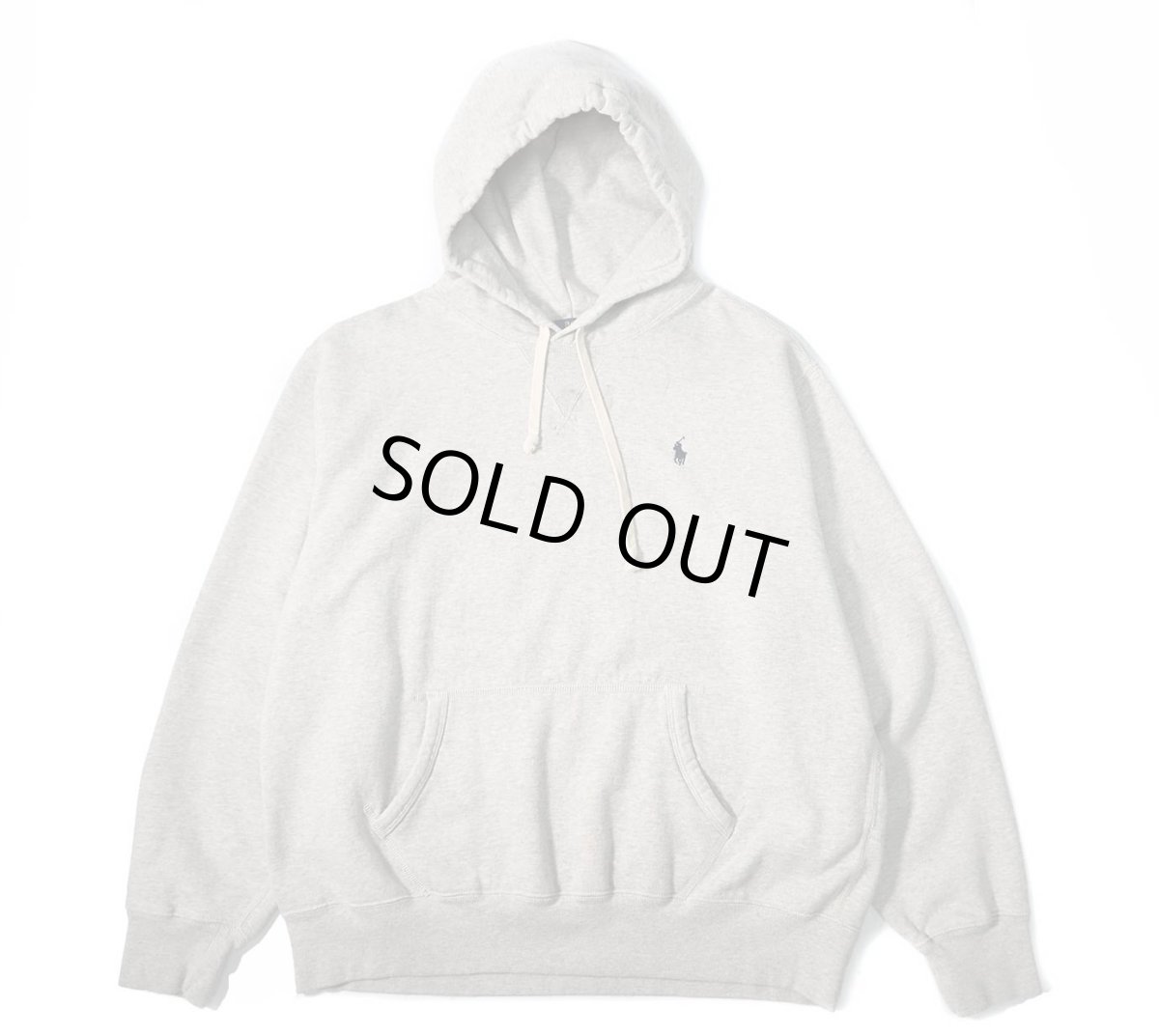 画像1: Used Polo Ralph Lauren Sweat Hoodie Ash ラルフローレン (1)