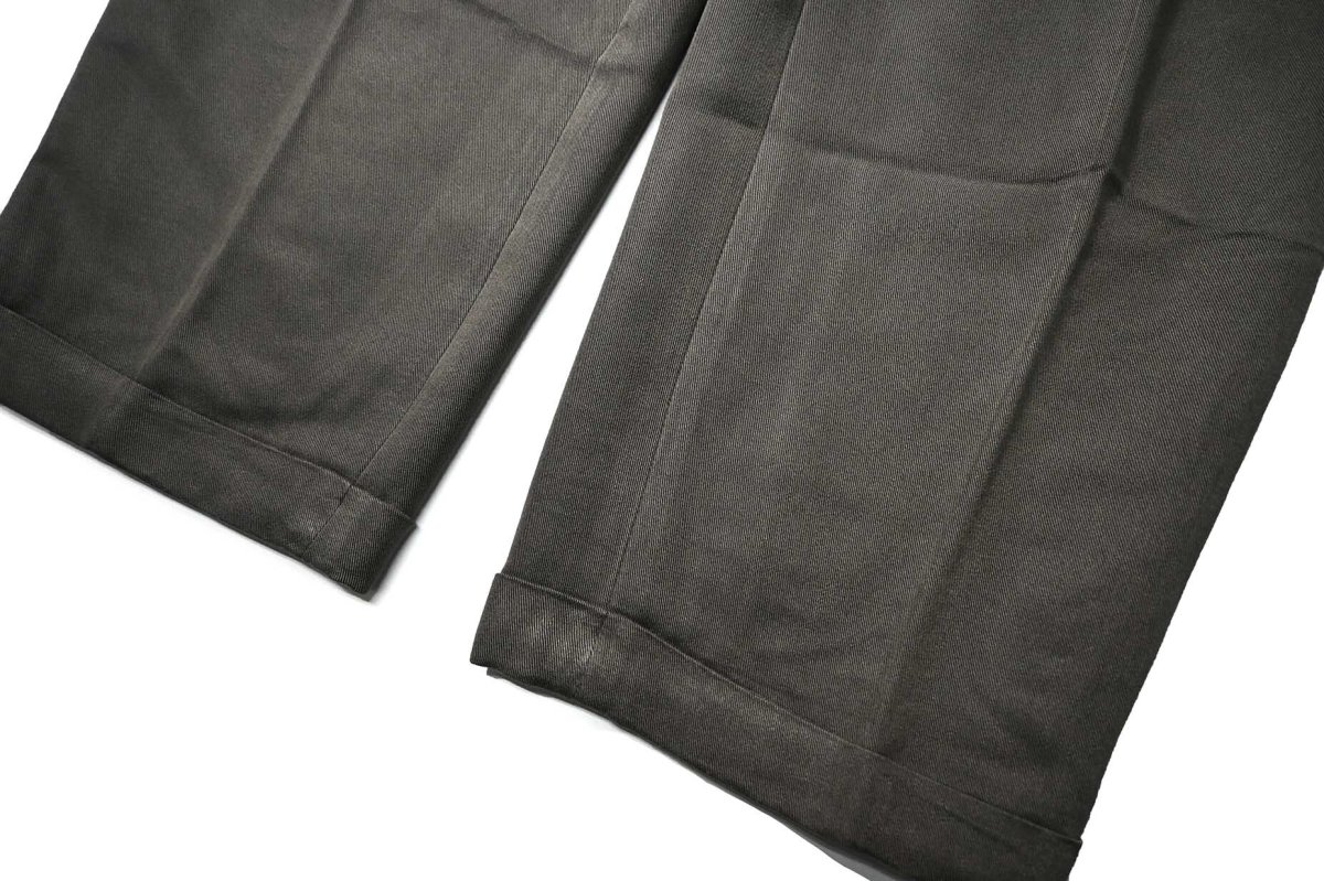 画像3: Deadstock Perry Ellis Rayon/Polyester Pleated Slacks (3)