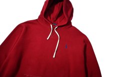 画像2: Used Polo Ralph Lauren Sweat Hoodie Burgundy ラルフローレン (2)